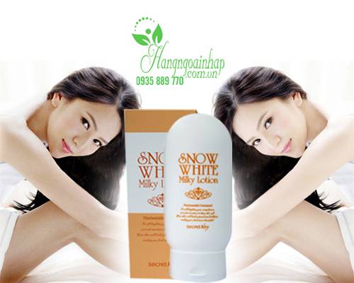 Kem dưỡng trắng da Secret Key Snow White Milky Lotion của Hàn Quốc