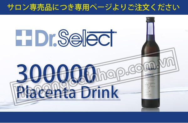 Tinh chất nhau thai heo Dr. Select Placenta Drink 300000 của Nhật Bản 500ml