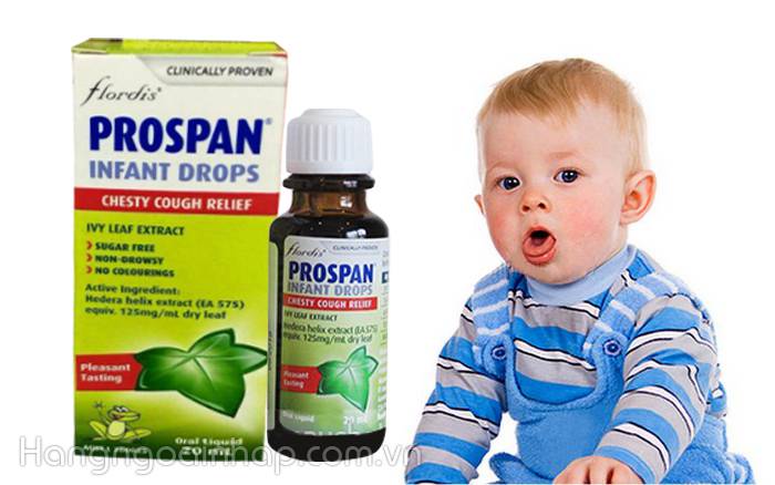 Siro chữa ho Prospan cho bé từ 1 tháng tuổi của Úc 