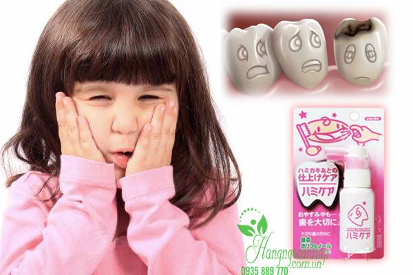 Chai xịt chống sâu răng cho bé Hamikea Nhật Bản 25g