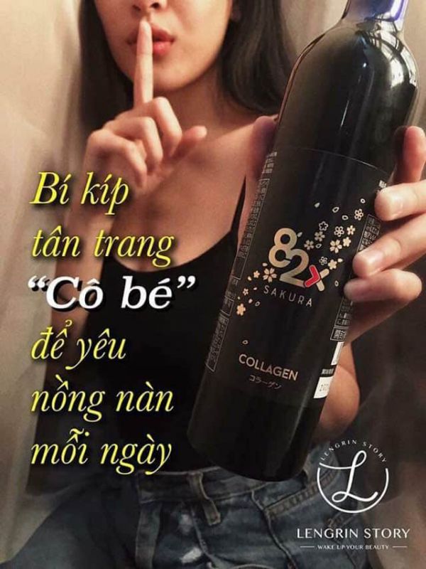 Review thông tin chi tiết về Nước uống collagen 82x Sakura Nhật