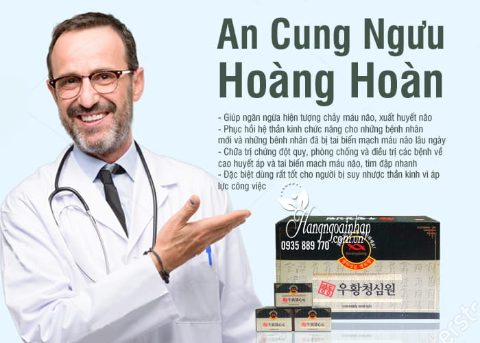 Tổng hợp giá an cung ngưu hoàng hoàn Hàn Quốc tại Kiv