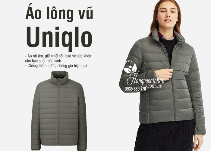 áo khoác lông vũ siêu nhẹ nam Uniqlo  dòng ultra light down nội địa chính  hãng  MixASale