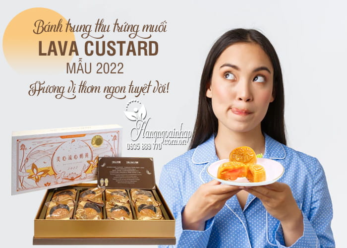 Bánh trung thu Lava Custard trứng muối chính hãng Hồng Kông 2