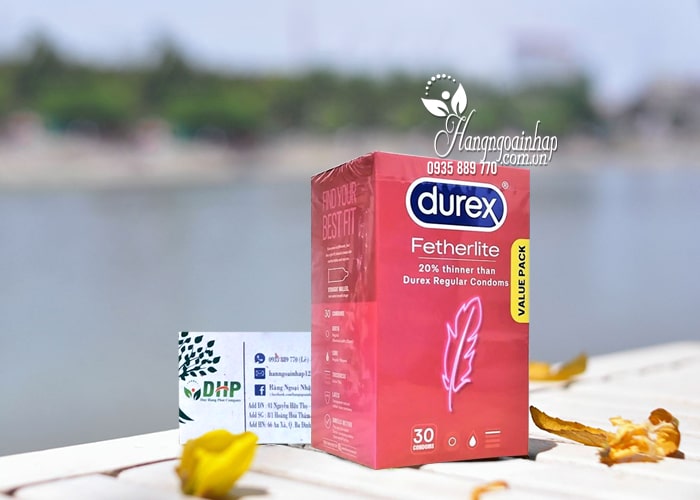 Bao cao su Durex Fetherlite của Úc - Siêu mỏng, an toàn 6