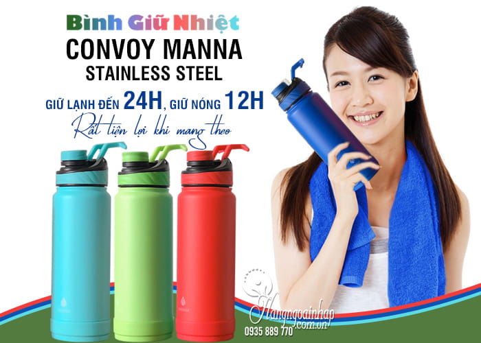 Bình giữ nhiệt Convoy Manna Stainless Steel 946ml  1