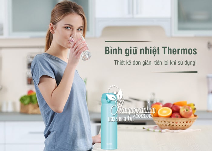 Bình giữ nhiệt Thermos 350ml 500ml Nhật Bản tại đại lý 4