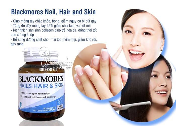 Blackmores Nail, Hair and Skin - 60 viên của Úc 6