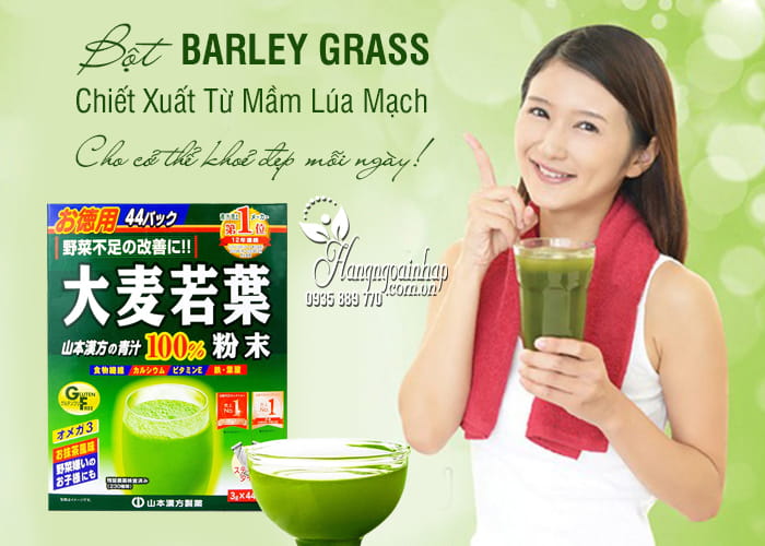 Bột Barley Grass  Nhật Bản - Chiết Xuất Từ Mầm Lúa Mạch 3