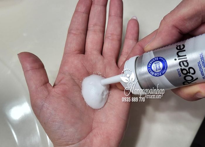 Bọt hỗ trợ mọc tóc cho nam Men’s Rogaine Minoxidil 5% Foam 3