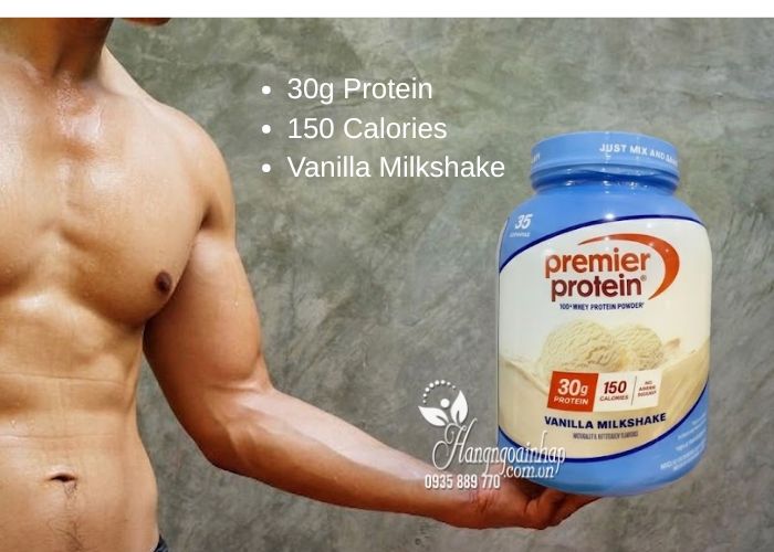Bột Premier Protein 30g Vanilla Milkshake 1370g của Mỹ 1