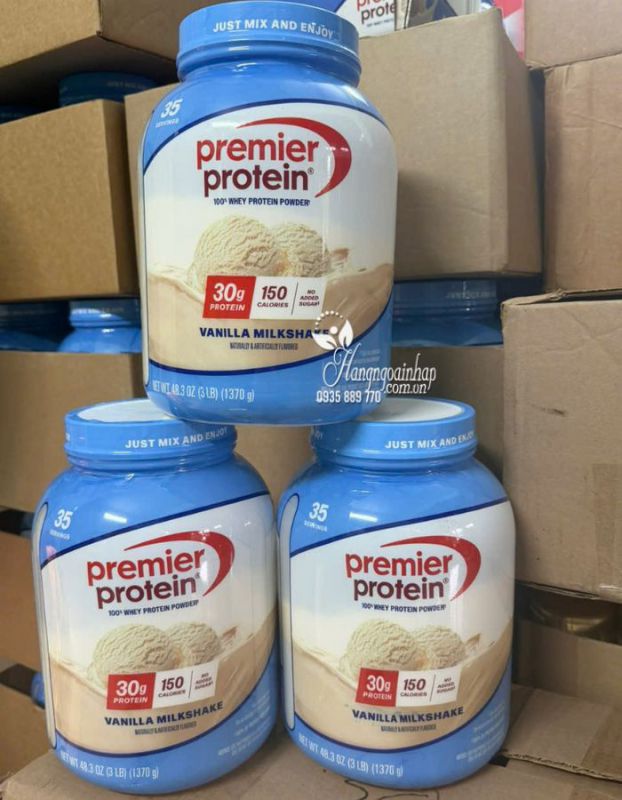 Bột Premier Protein 30g Vanilla Milkshake 1370g của Mỹ 34