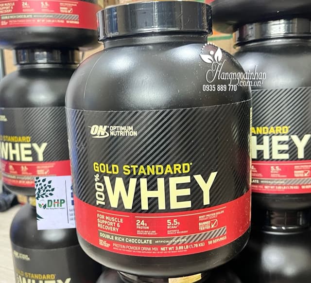 Bột protein Gold Standard Whey của Mỹ vị socola 1,76kg 8