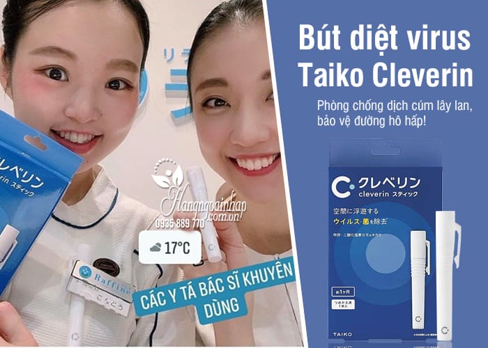 Bút diệt virus Taiko Cleverin của Nhật Bản chính hãng 2
