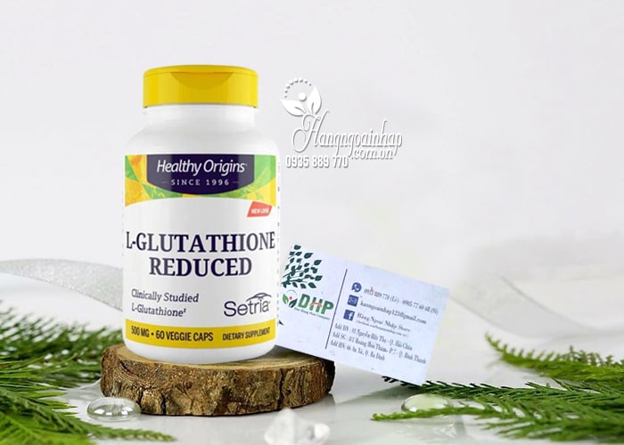 Viên uống làm trắng da Healthy Origins Setria L – Glutathione 500mg 7