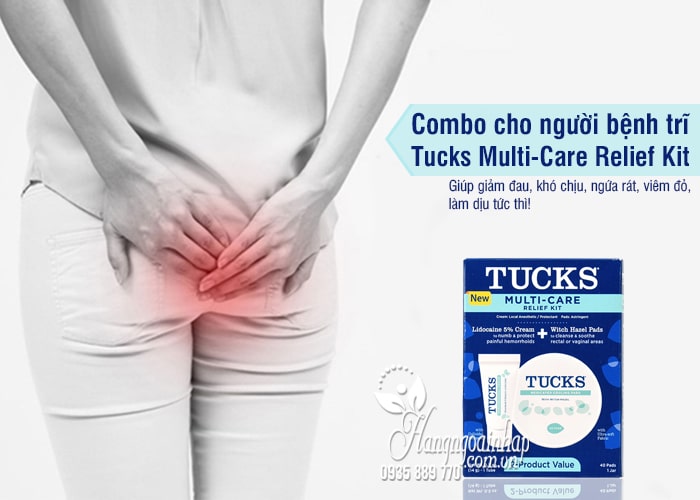 Combo cho người bệnh trĩ Tucks Multi-Care Relief Kit của Mỹ 1