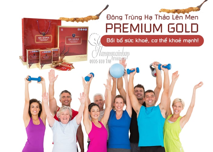 Đông trùng hạ thảo lên men Premium Gold 40ml x 30 gói  6