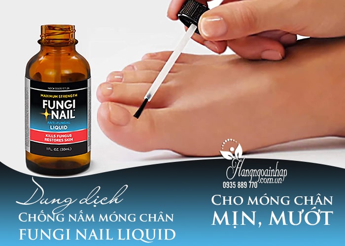 Dung dịch chống nấm móng chân Fungi Nail Liquid 30ml Mỹ 1