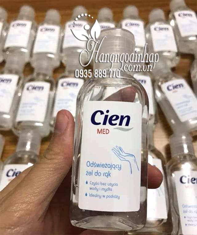 Gel rửa tay khô Cien Med 50ml của Đức, gel kháng khuẩn 9