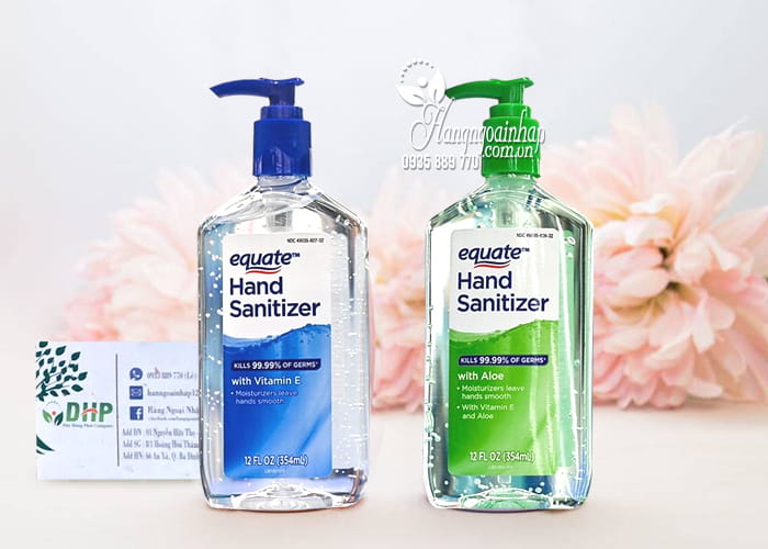 Gel rửa tay khô Equate Hand Sanitizer 354ml của Mỹ, diệt khuẩn 7