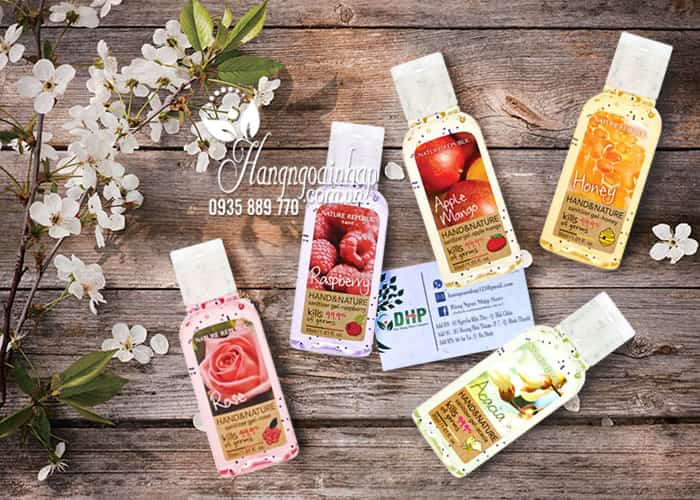 Gel rửa tay khô Nature Republic Hand & Nature 30ml Hàn Quốc 9