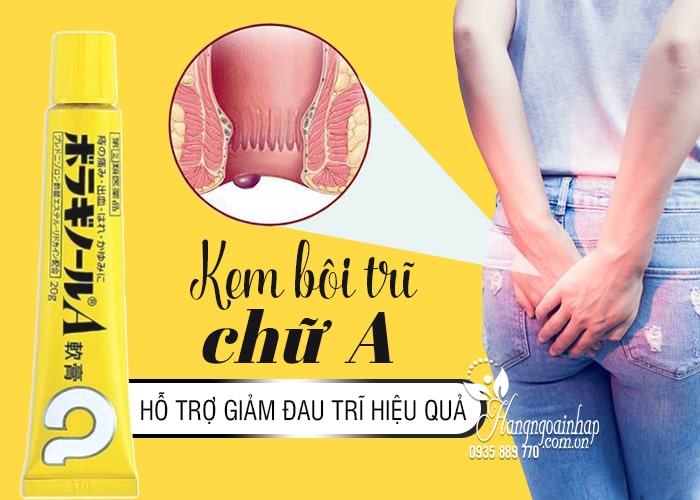 Kem bôi trĩ chữ A Nhật Bản tuýp 20g mẫu mới 23