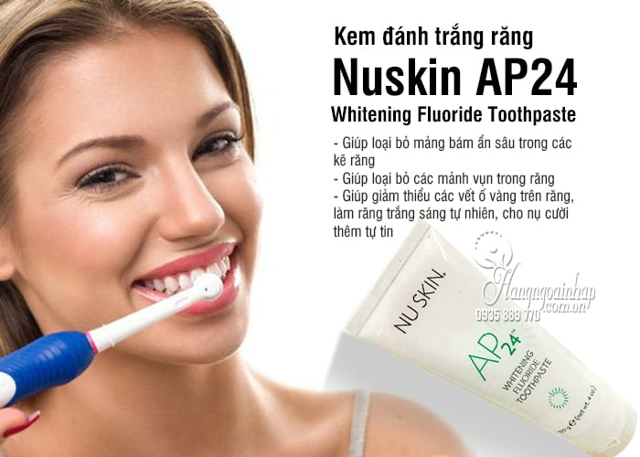 Kem đánh trắng răng Nuskin AP24 - Whitening Fluoride Toothpaste 5