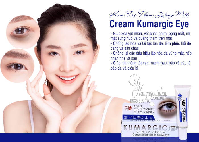 Kem Trị Thâm Quầng Mắt Cream Kumargic Eye Của Nhật 5