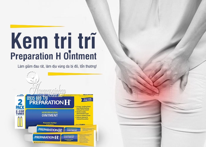 4. Thuốc mỡ bôi trĩ preparation h ointment