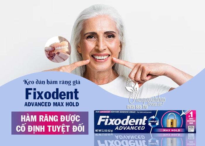 Keo dán hàm răng giả Fixodent Original 68g của Mỹ, giá tốt 1