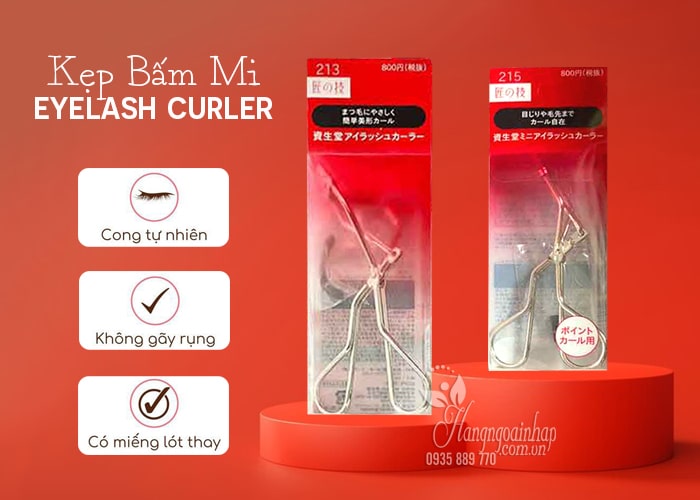 Kẹp bấm mi Shiseido Eyelash Curler 213 & 215 của Nhật Bản 56