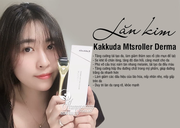 Lăn kim Kakkuda Mtsroller Derma 0.25mm của Hàn Quốc  4