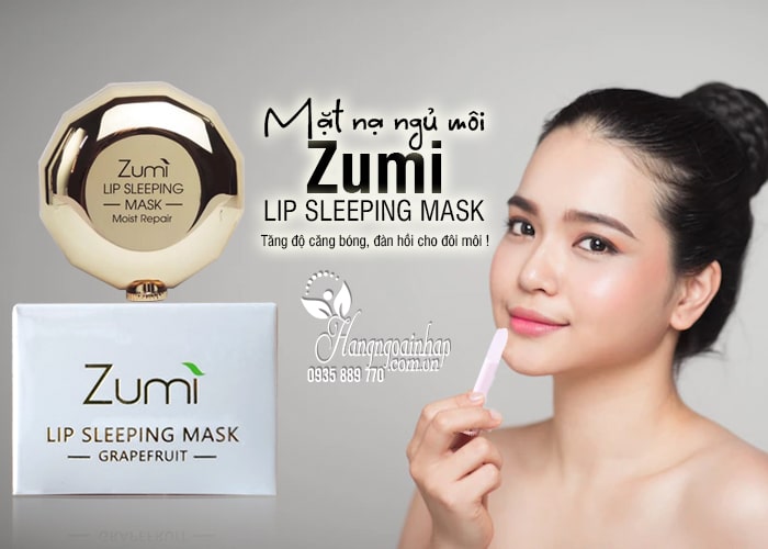 Mặt nạ ngủ môi Zumi Lip Sleeping Mask 20g của Úc 8