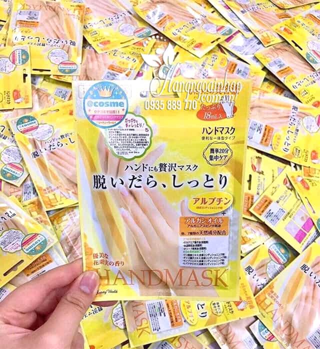 Mặt nạ ủ tay Handmask của Nhật Bản - giúp dưỡng da tay 4