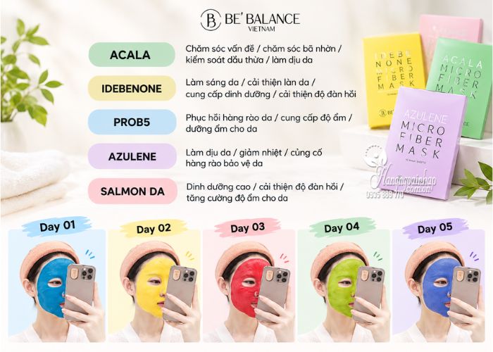 Công dụng của mặt nạ Be’Balance Micro Fiber Mask 3 in 1