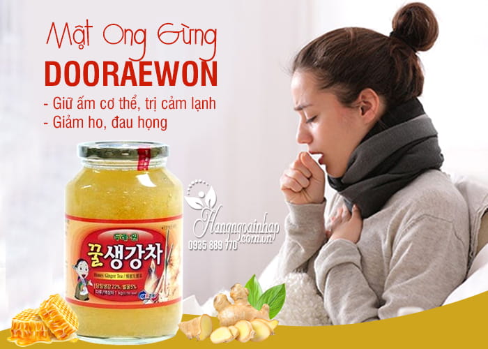 Mật Ong Gừng Dooraewon 1kg của Hàn Quốc