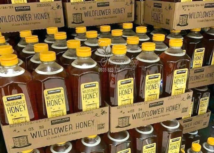 Mật ong Kirkland WildFlower Honey 2.27kg chính hãng Mỹ 8