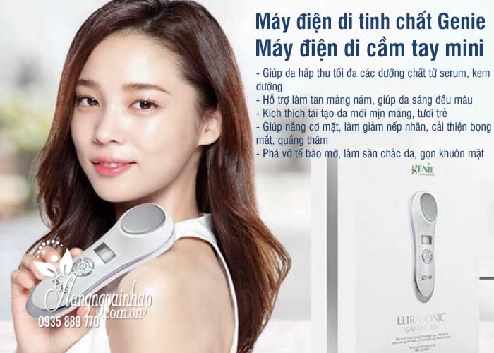 Máy điện di tinh chất Genie - máy điện di cầm tay mini Hàn Quốc 6