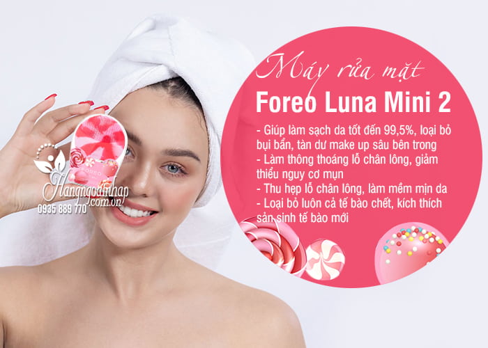 Máy rửa mặt Foreo Luna Mini 2 chính hãng, phiên bản giới hạn 8