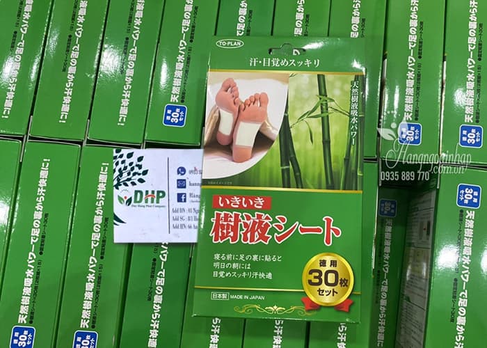 Miếng dán thải độc chân to-plan kenko sheet của Nhật Bản 4