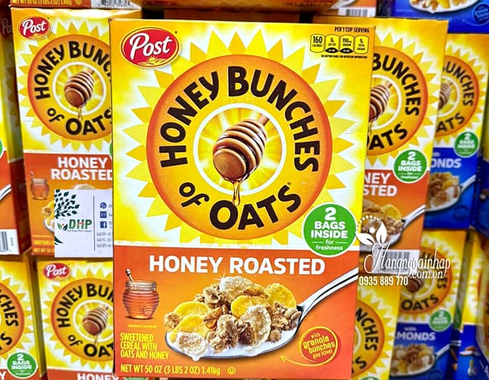 Ngũ cốc yến mạch mật ong Honey Bunches Of Oats của Mỹ 9