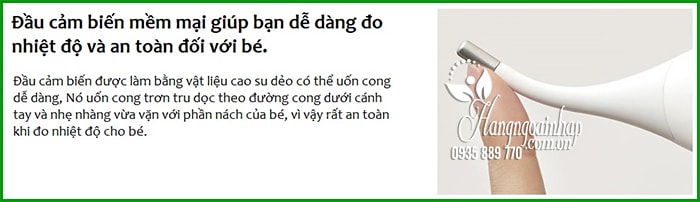 Nhiệt kế điện tử Omron đo nách - An toàn cho bé yêu 5