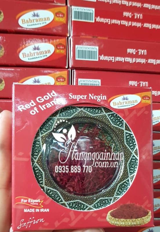 Nhụy hoa nghệ tây Bahraman Saffron Super Negin của Iran 2