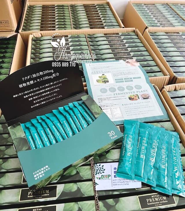 Nước diếp cá Metao Premium của Nhật Bản hộp 30 gói 99