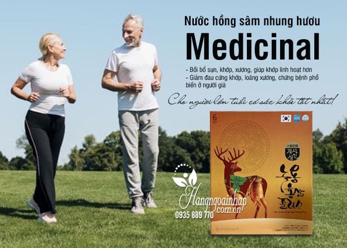 Nước hồng sâm nhung hươu Medicinal Hàn Quốc 30 gói x 70ml 6