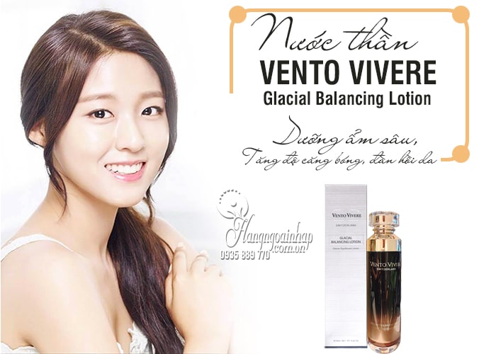 Nước thần Vento Vivere Glacial Balancing Lotion Thụy Sĩ  5