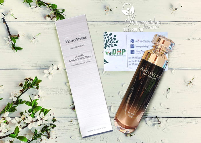 Nước thần Vento Vivere Glacial Balancing Lotion Thụy Sĩ  8