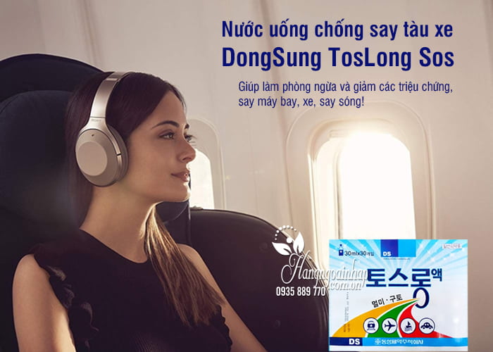 Nước uống chống say tàu xe DongSung TosLong Sos Hàn 1