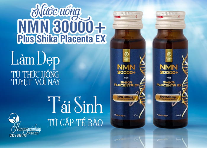 Nước uống NMN 30000+ Plus Shika Placenta EX 50ml x 10 chai 6