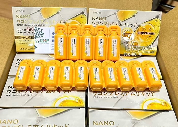 Nước uống tinh chất nghệ Eikenbi Nano Ukon Premium Liquid 7
